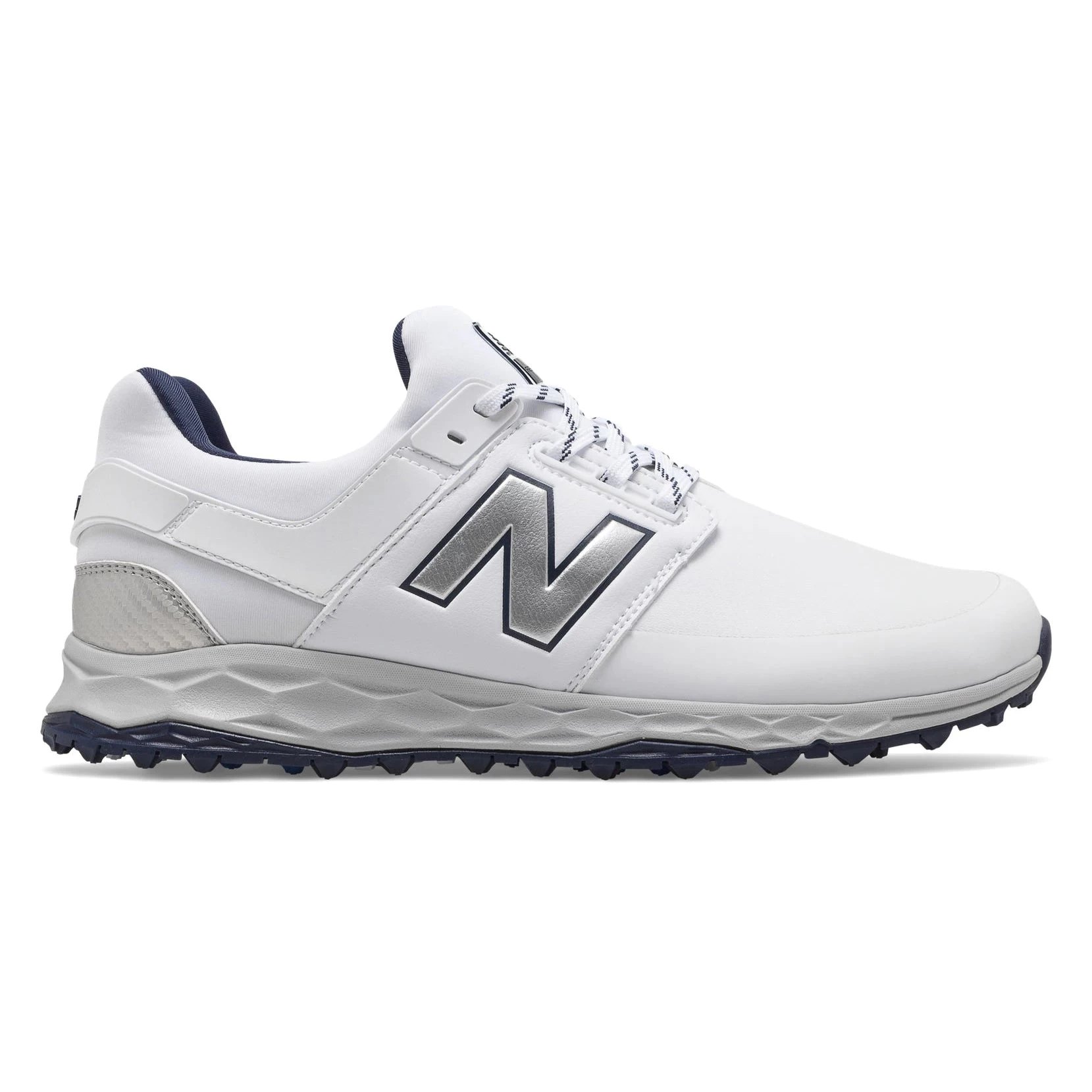New Balance Fresh Foam LinksSL White Mens Golf Shoes 2 New Balance Fresh Foam LinksSL White Mens Golf Shoes