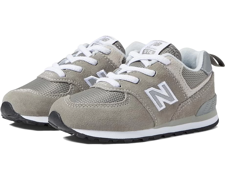 New Balance Kids 574 Bungee Lace (Infant/Toddler) 3 New Balance Kids 574 Bungee Lace (Infant/Toddler)