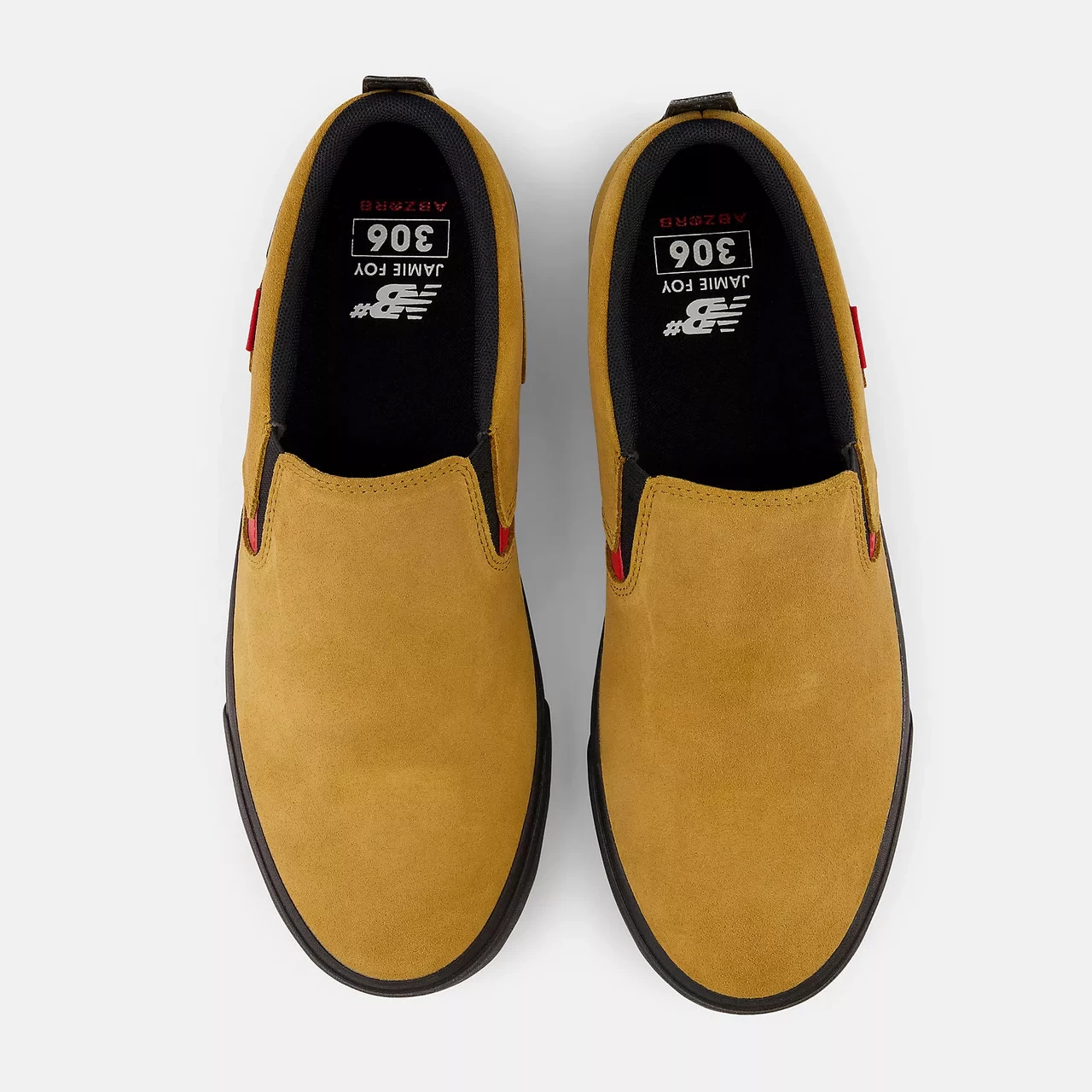 New Balance Numeric Skateboard Shoes Jamie Foy 306 Laceless Wheat/Black 5 New Balance Numeric Skateboard Shoes Jamie Foy 306 Laceless Wheat/Black - Image 3